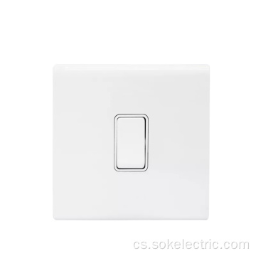 16AX250V 1Gang 1Way Switch Tlačítko pro bílé světlo